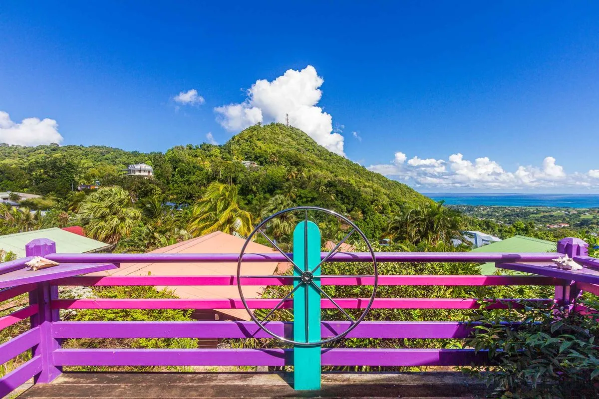 Bungalow Grande Anse, cabane au sol à Deshaies