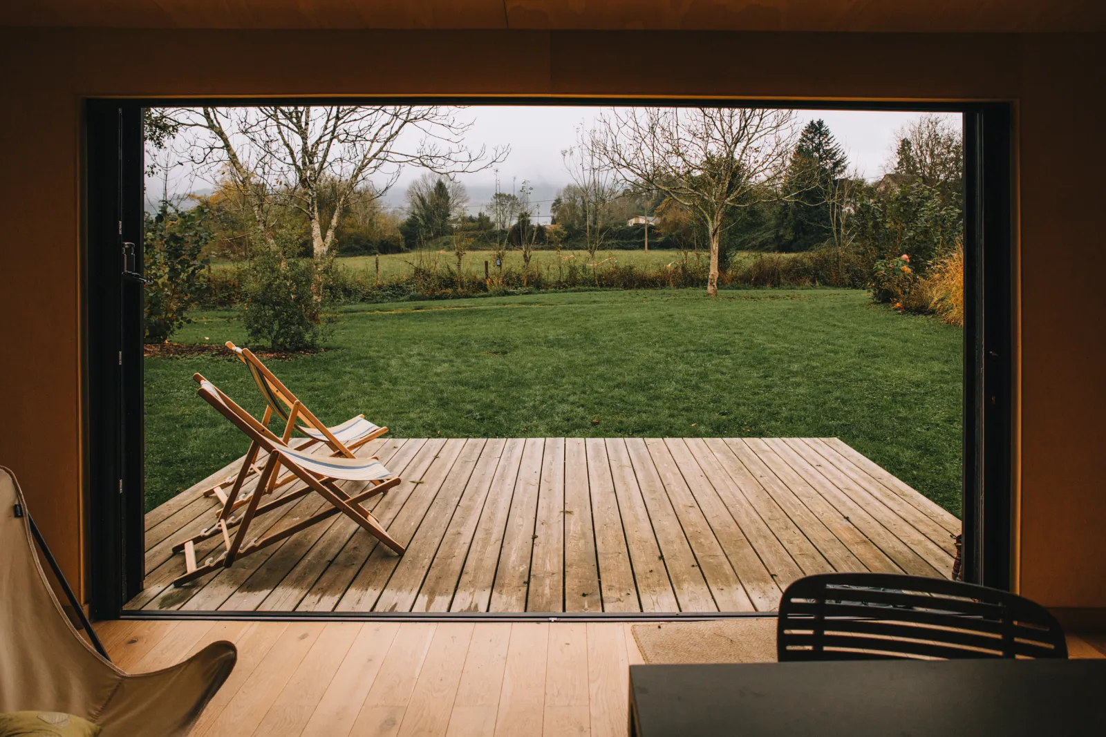 Cabane AQUÍ, cabane au sol à Arette