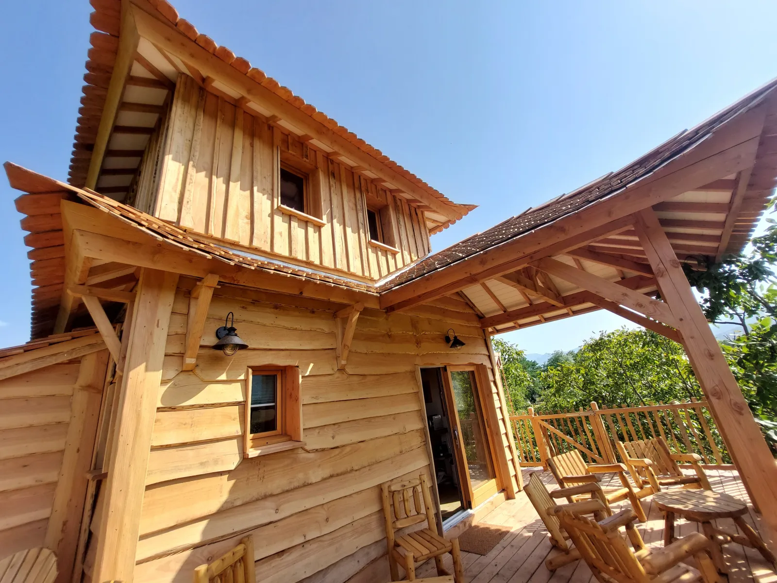 Cabane Asiatique, cabane sur pilotis à Saint-Jean-en-Royans