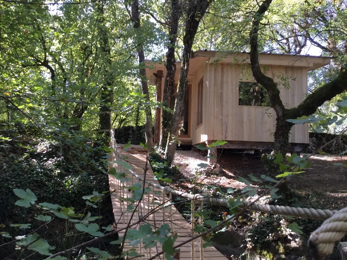 Cabane du Mas de Tourel', cabane sur pilotis à Livernon