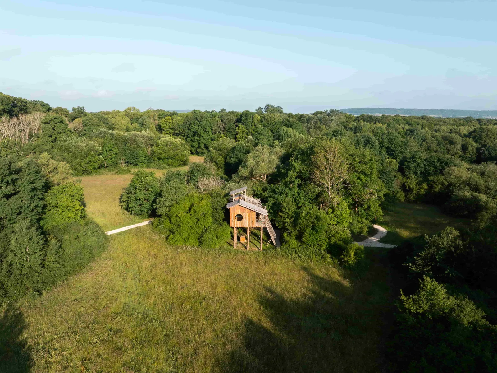 Cabanes Duo perchées à Saint-Léger-aux-Bois, photo 4