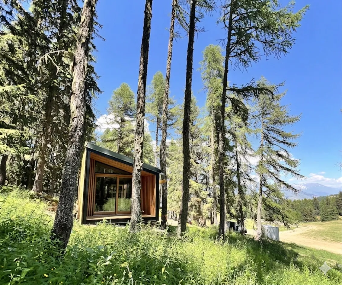 Cabane Canopée, cabane sur pilotis à Notre-Dame-du-Pré