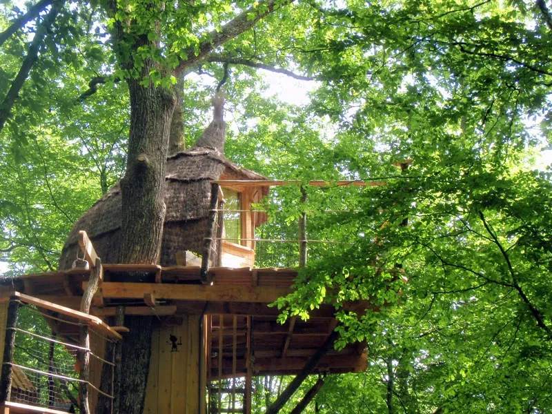 Cabane Canopée, cabane dans les arbres à Ranchot