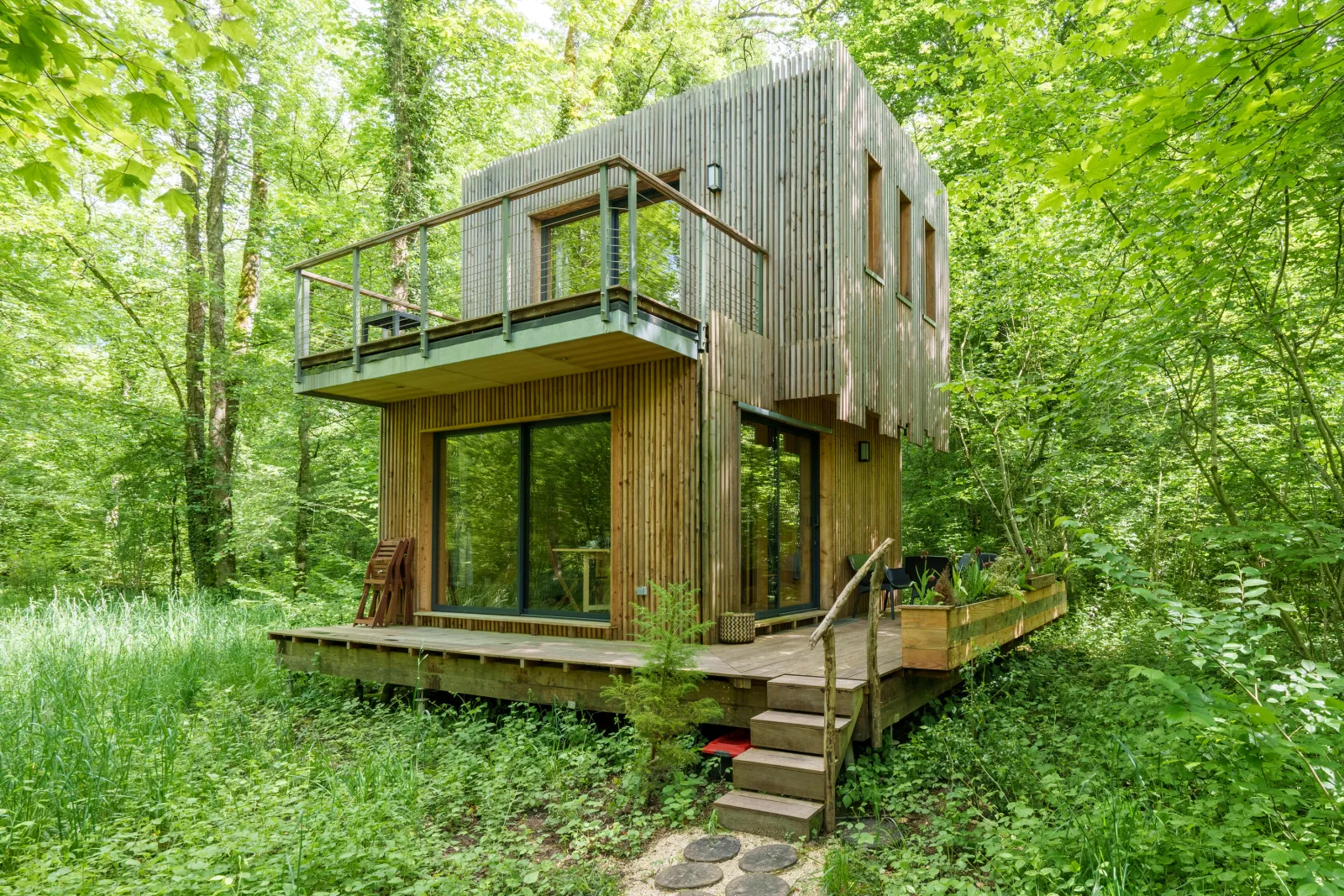 Cabane Corydalis, cabane au sol à Marnay-sur-Marne