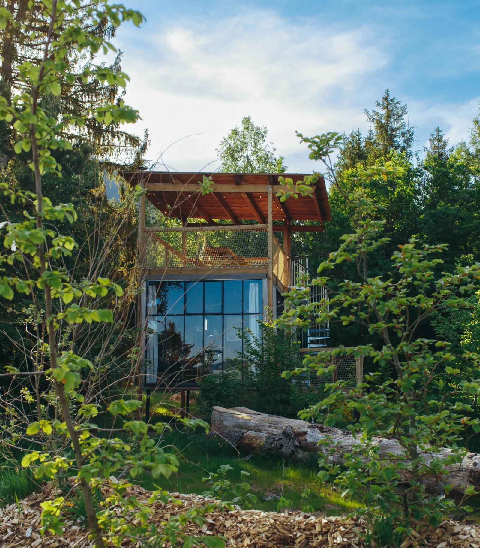 Cabane Cosy Canopée, cabane dans les arbres à Plaine