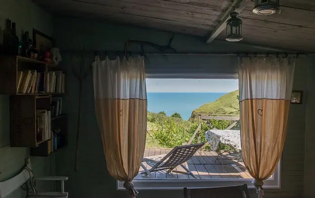 Cabane de la falaise, cabane au sol à Senneville-sur-Fécamp