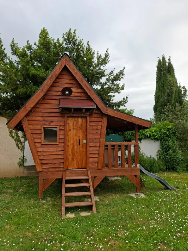 Cabane des Petits Robins, cabane au sol à Livron-sur-Drôme