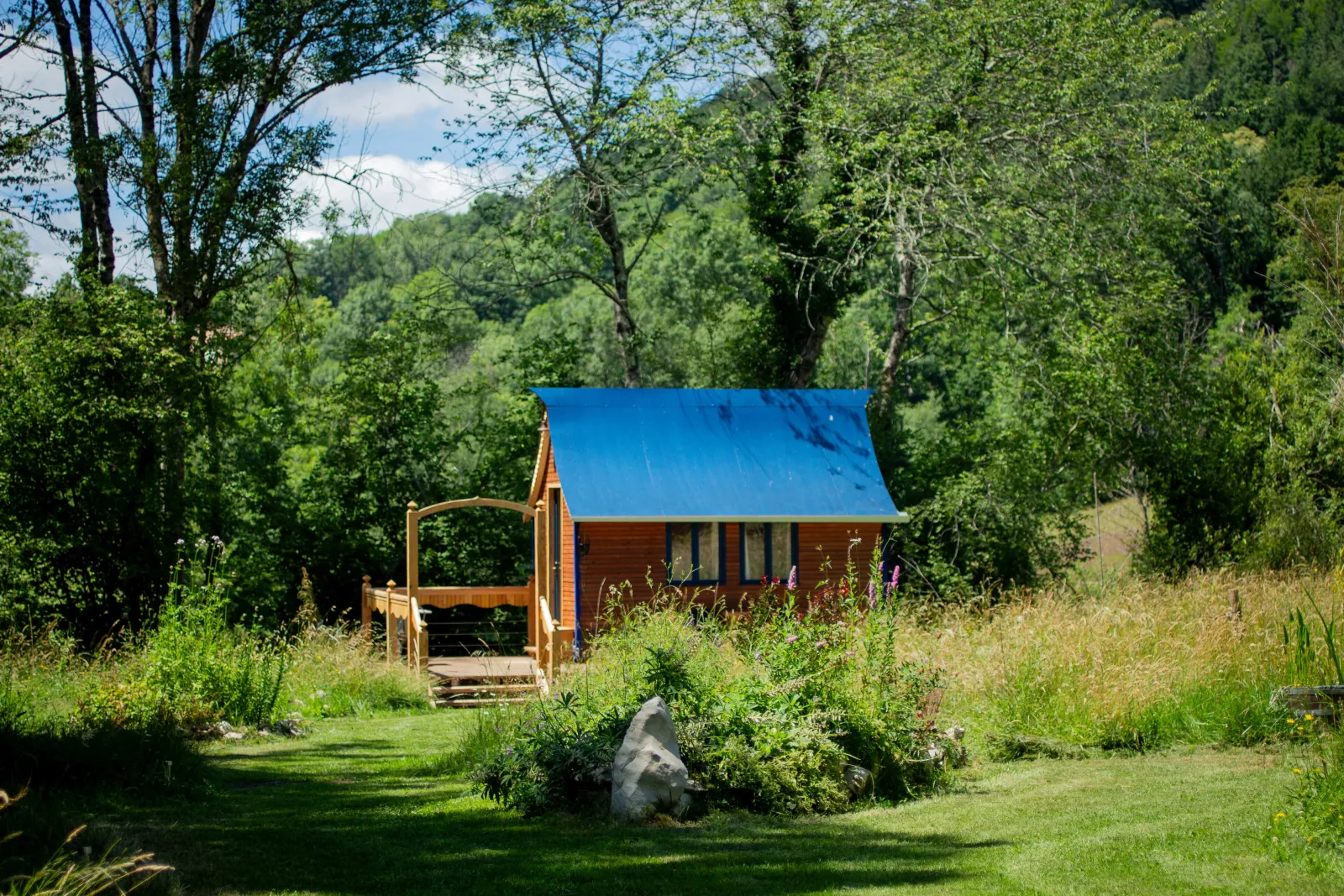 Cabane Dhara, cabane au sol à Baulou