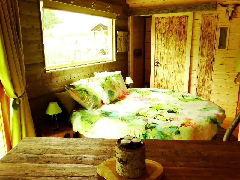 Cabane du Grizzli, cabane sur pilotis à Cessières-Suzy