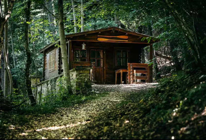 Cabane du Trappeur, cabane de trappeur à Caluire-et-Cuire
