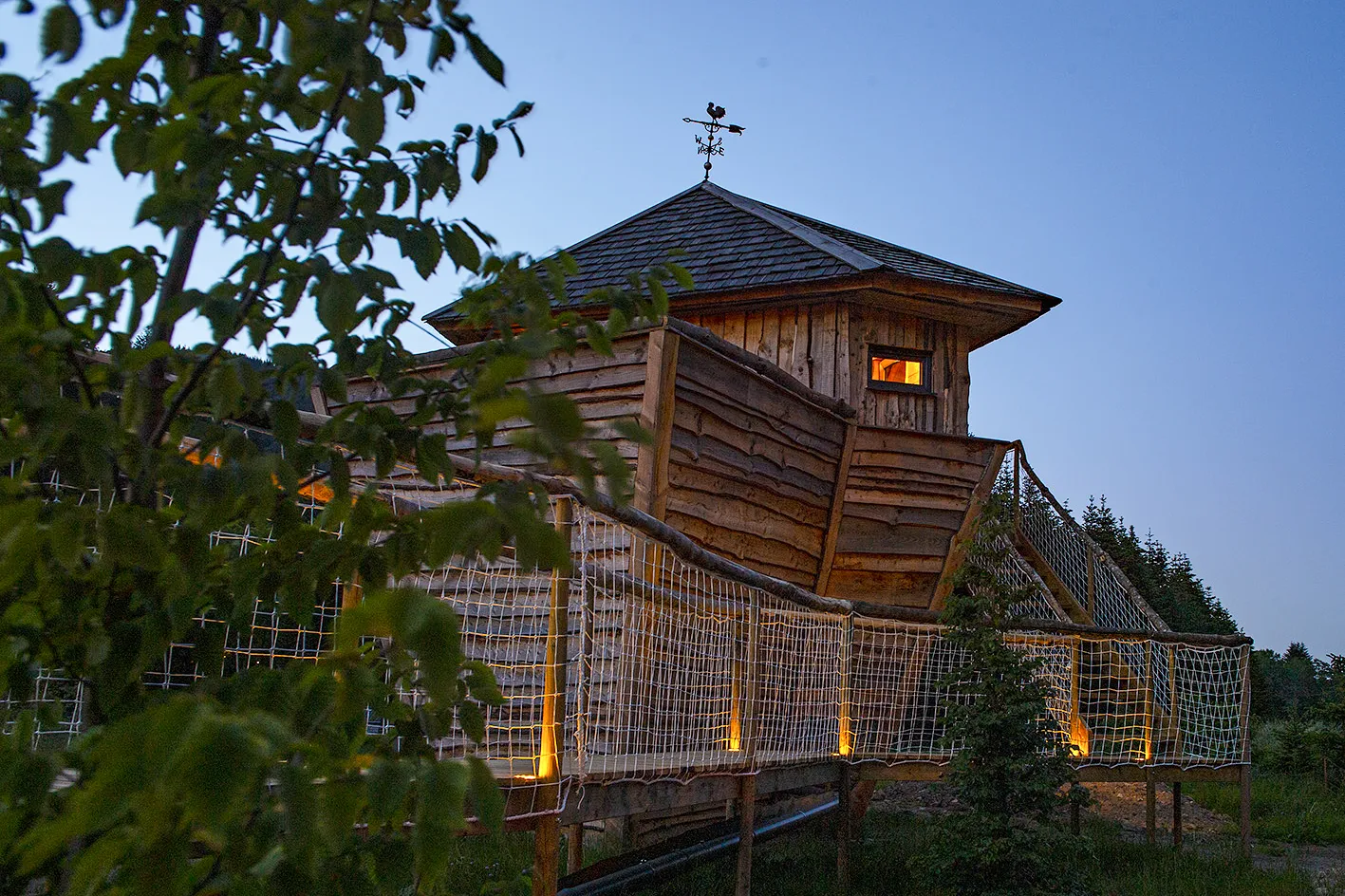 Cabane du Vigneron, cabane au sol à Mittlach