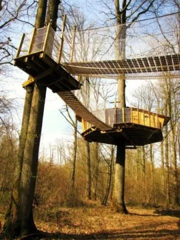 Cabane écureuil, cabane dans les arbres à Giffaumont-Champaubert