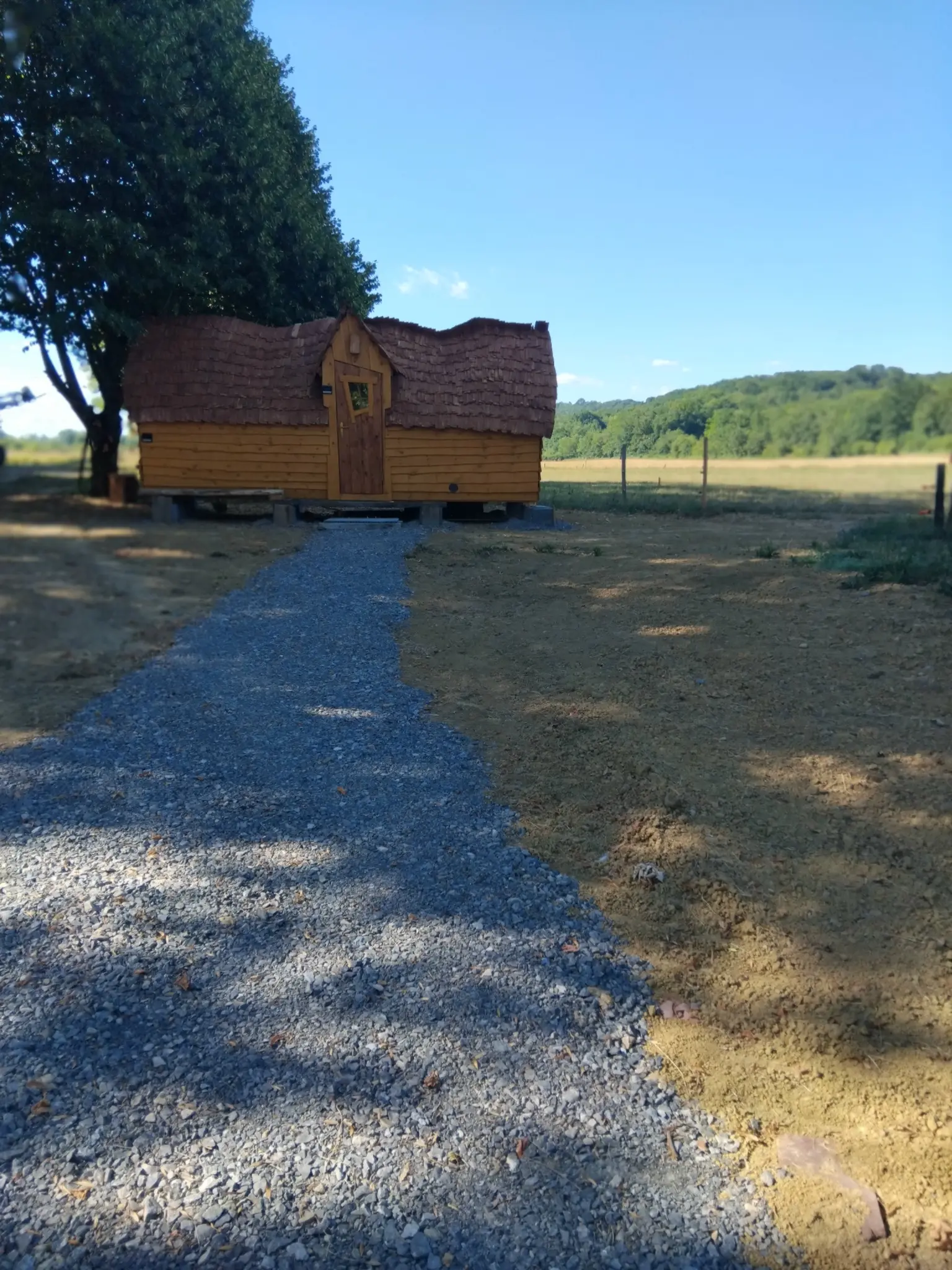 Cabane Enchantée, cabane au sol à Conchez-de-Béarn