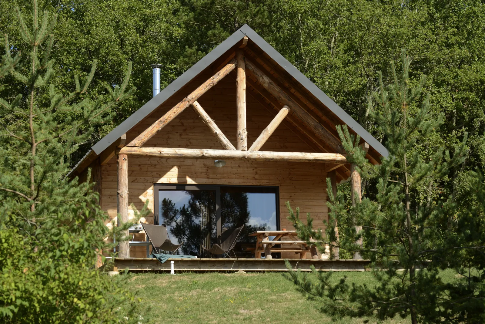 Cabane I Sud Ardèche, cabane au sol à Vagnas