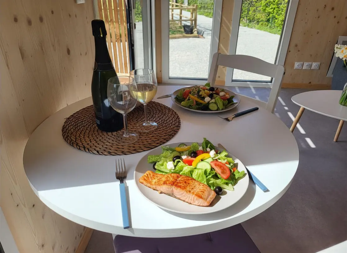 Cabane Ker Heol, cabane au sol à Crozon