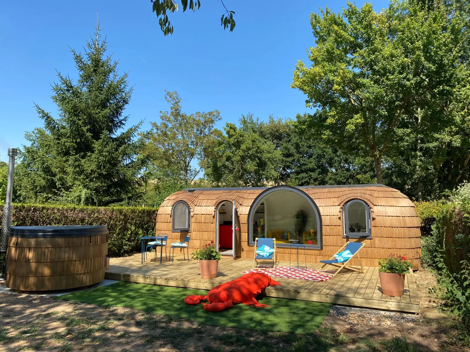 L'Heureuse, cabane au sol à Roy-Boissy