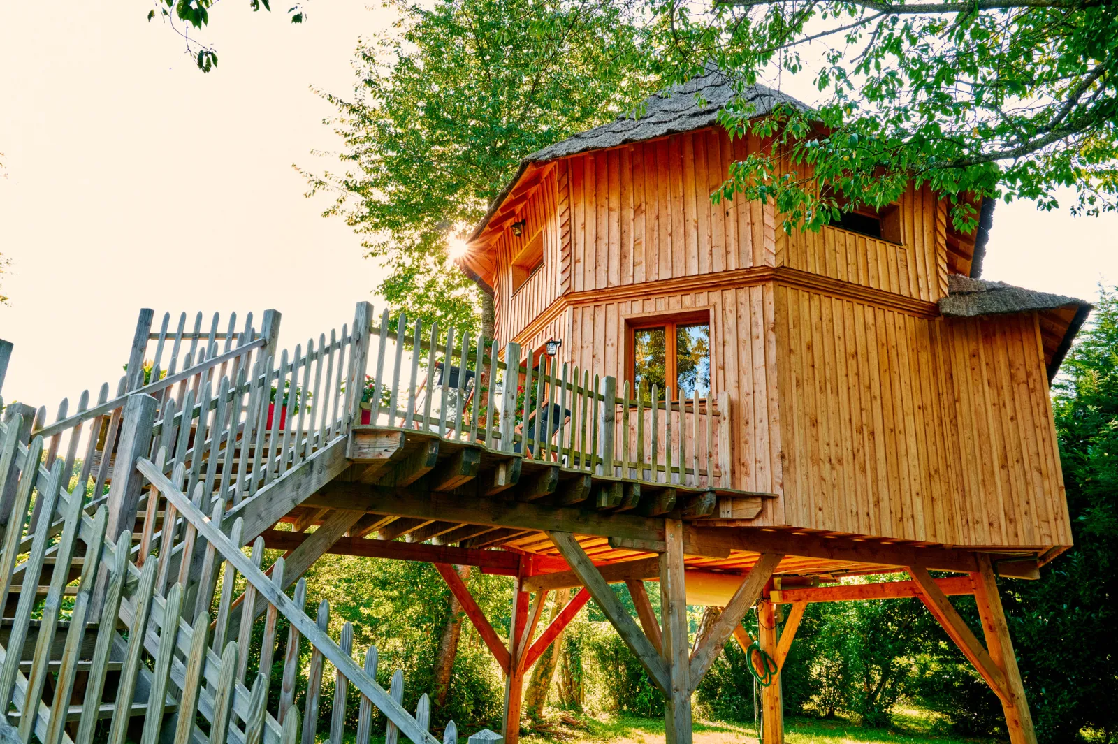 L'Observatoire, cabane sur pilotis à Roy-Boissy
