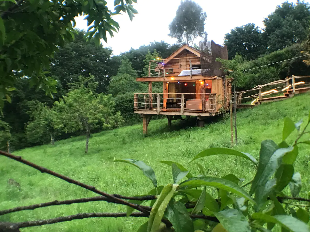 Cabane Le Cœur de Xanet, cabane sur pilotis à Bassussarry