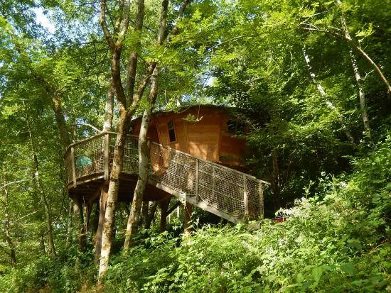 Cabane le Petit Toit du Monde, cabane sur pilotis à Grandfontaine
