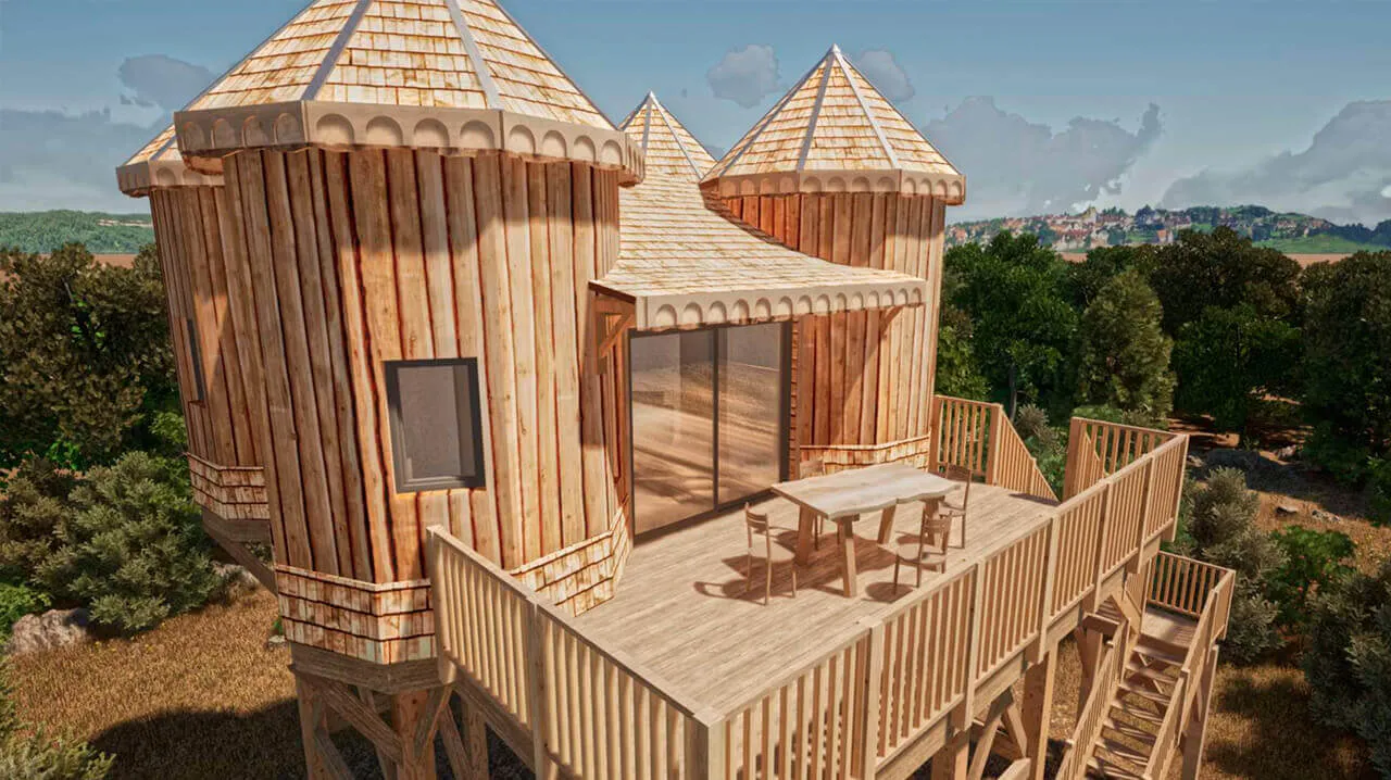 Cabane les 4 Tours à Saint-Jean-en-Royans, photo 2