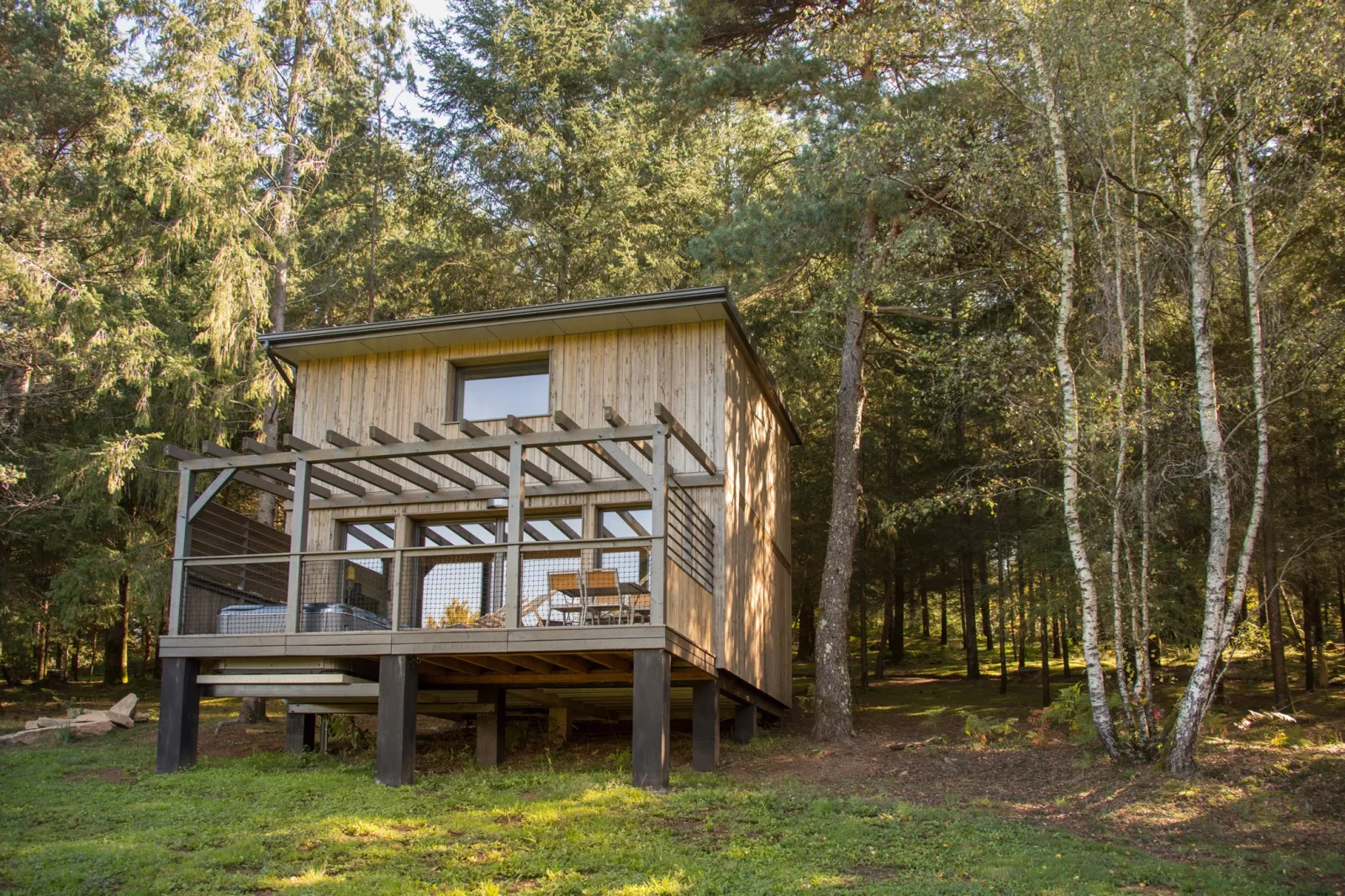 Lodge Spa Irma, cabane au sol à Palazinges