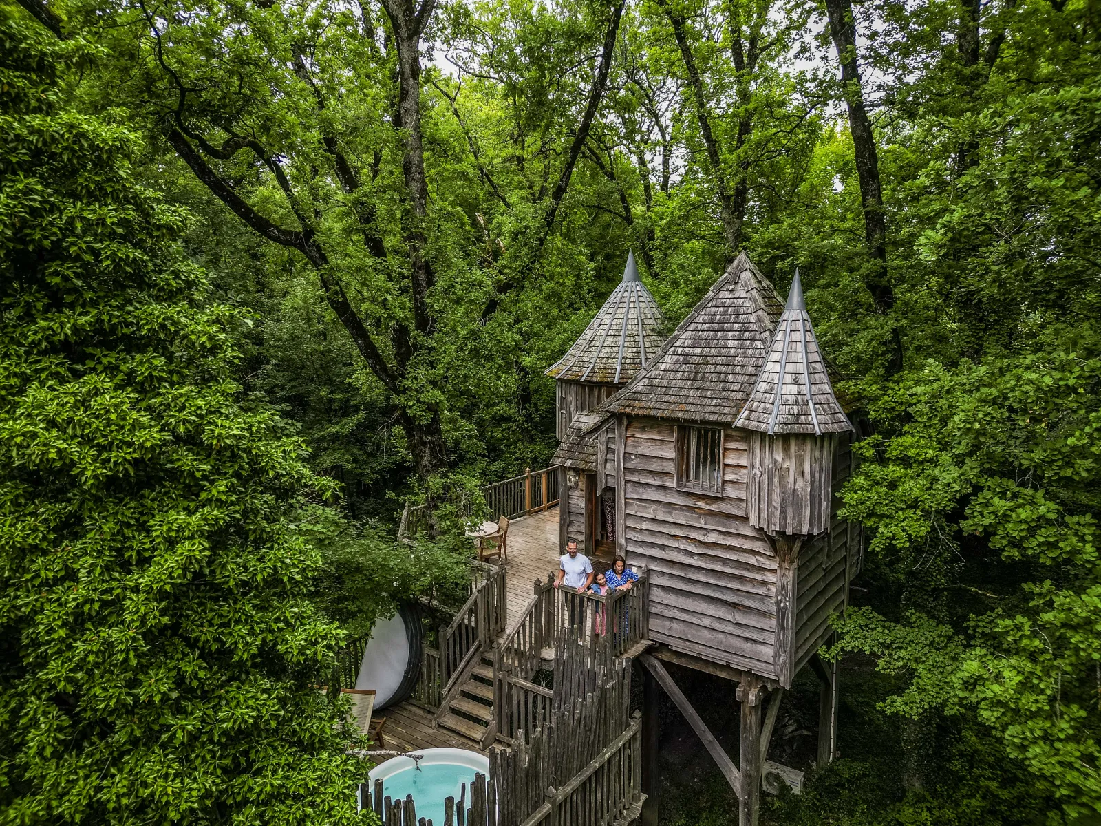 Cabane Milandes, cabane dans les arbres à Beaumontois en Périgord