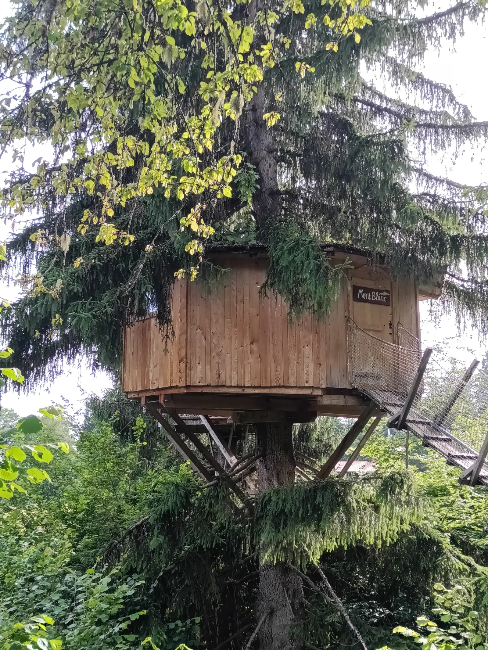 Cabane Mont-Blanc, cabane dans les arbres à Passy