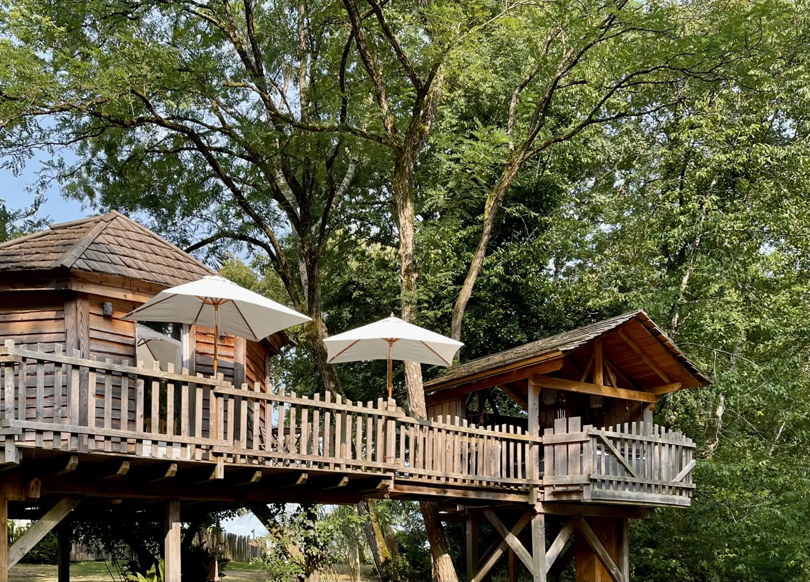 Cabane Pêcheur de Lune, cabane dans les arbres à Lamonzie-Saint-Martin