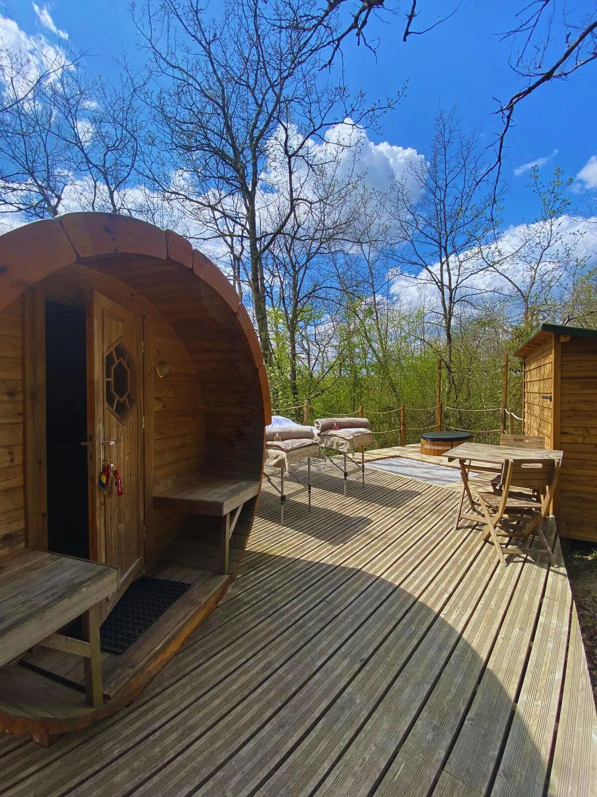 Cabane Spa Barrique à Pompignac, photo 3