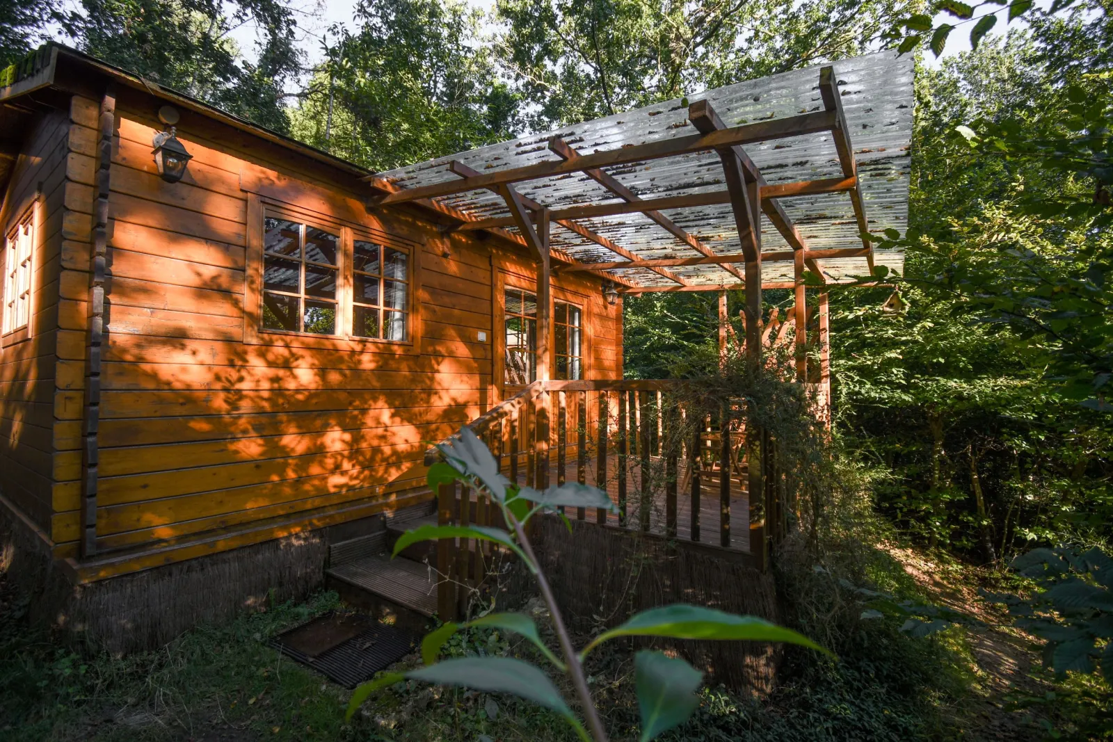 Cabane Spa Cinq Sens, cabane au sol à Rosoy-en-Multien
