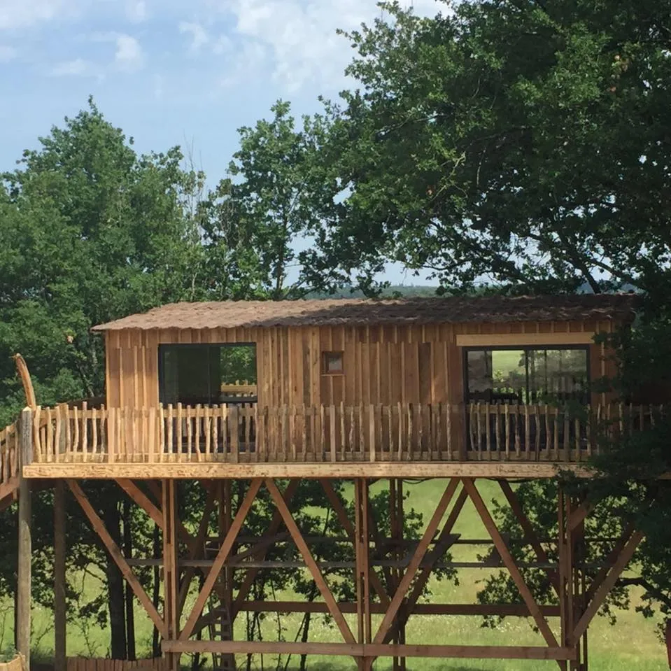 Cabane Spa de Gardelac, cabane sur pilotis à Saint-Rémy