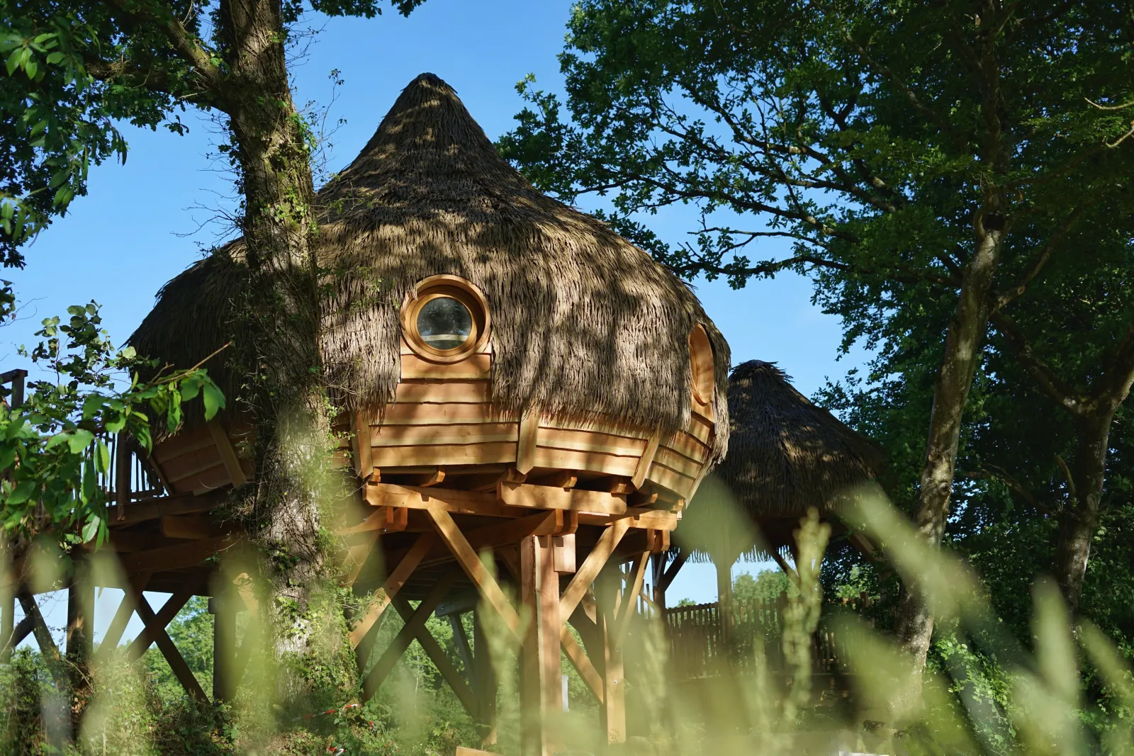 Cabane Spa Kelso, cabane sur pilotis à Pleyber-Christ