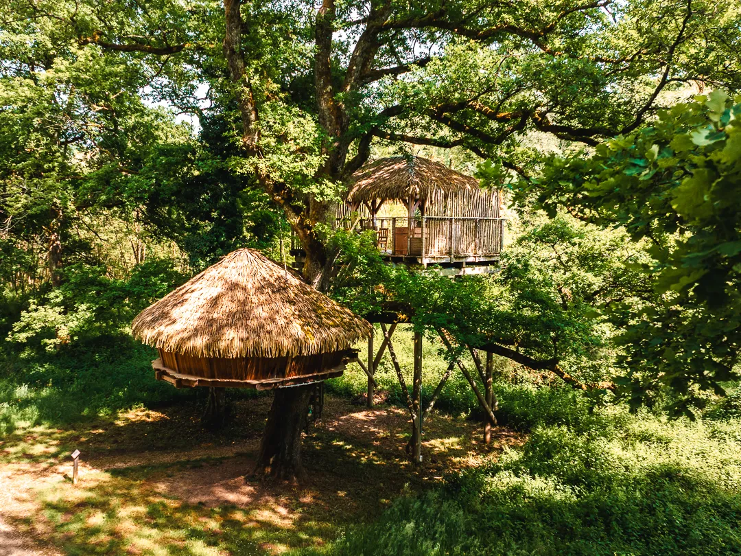 Cabane Spa Rêveuse, cabane dans les arbres à Chassey-lès-Montbozon