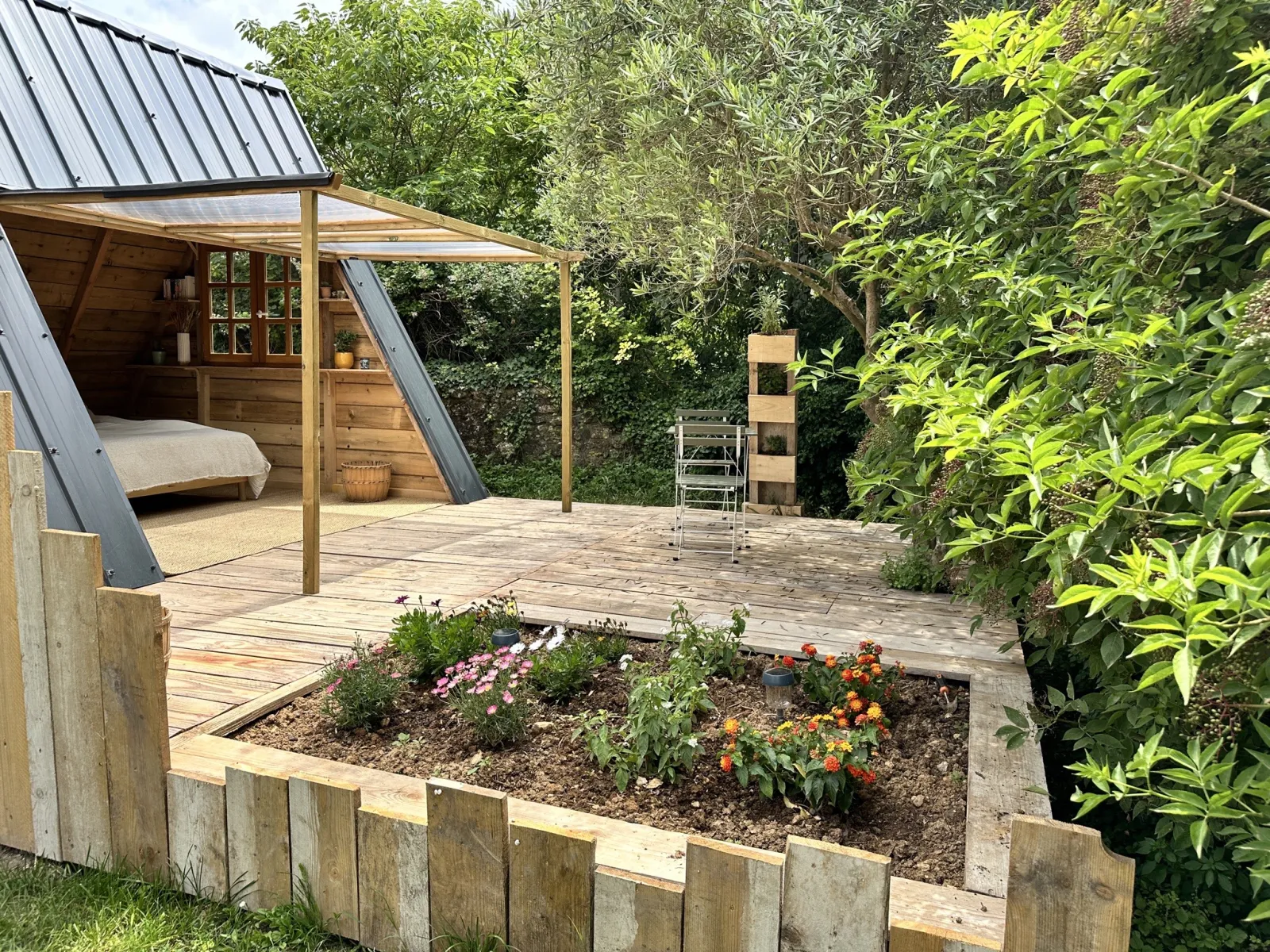 Cabane tipi de la Maison d'Hamih à Uzès, photo 5