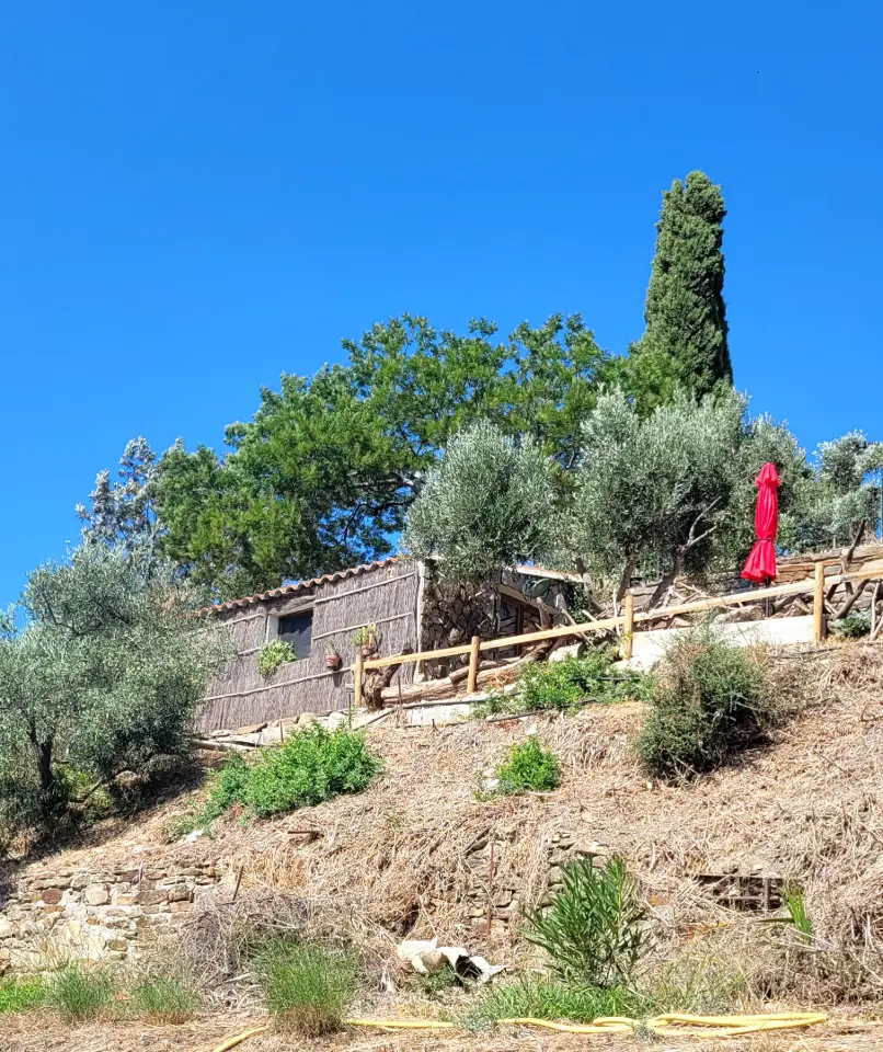 Cabane vue sur mer, cabane au sol à Hyères