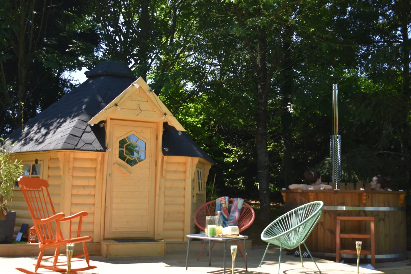 Côté Kota, cabane au sol à Vernoux-en-Gâtine