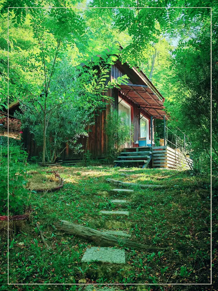Cabanes de La Pause en Soi, cabane au sol à Ponlat-Taillebourg