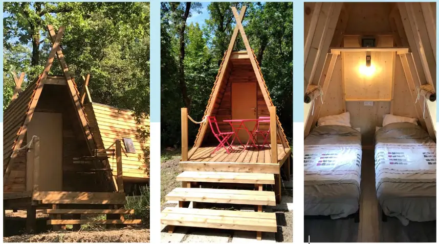 Cabanes du Camping de l'Eau Mère à Sauxillanges, photo 2