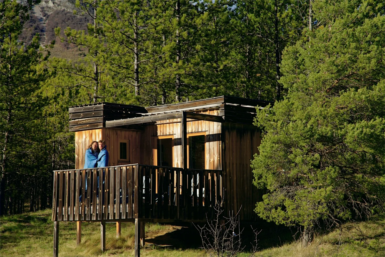 Écolodge Andromède, cabane sur pilotis à Ribeyret