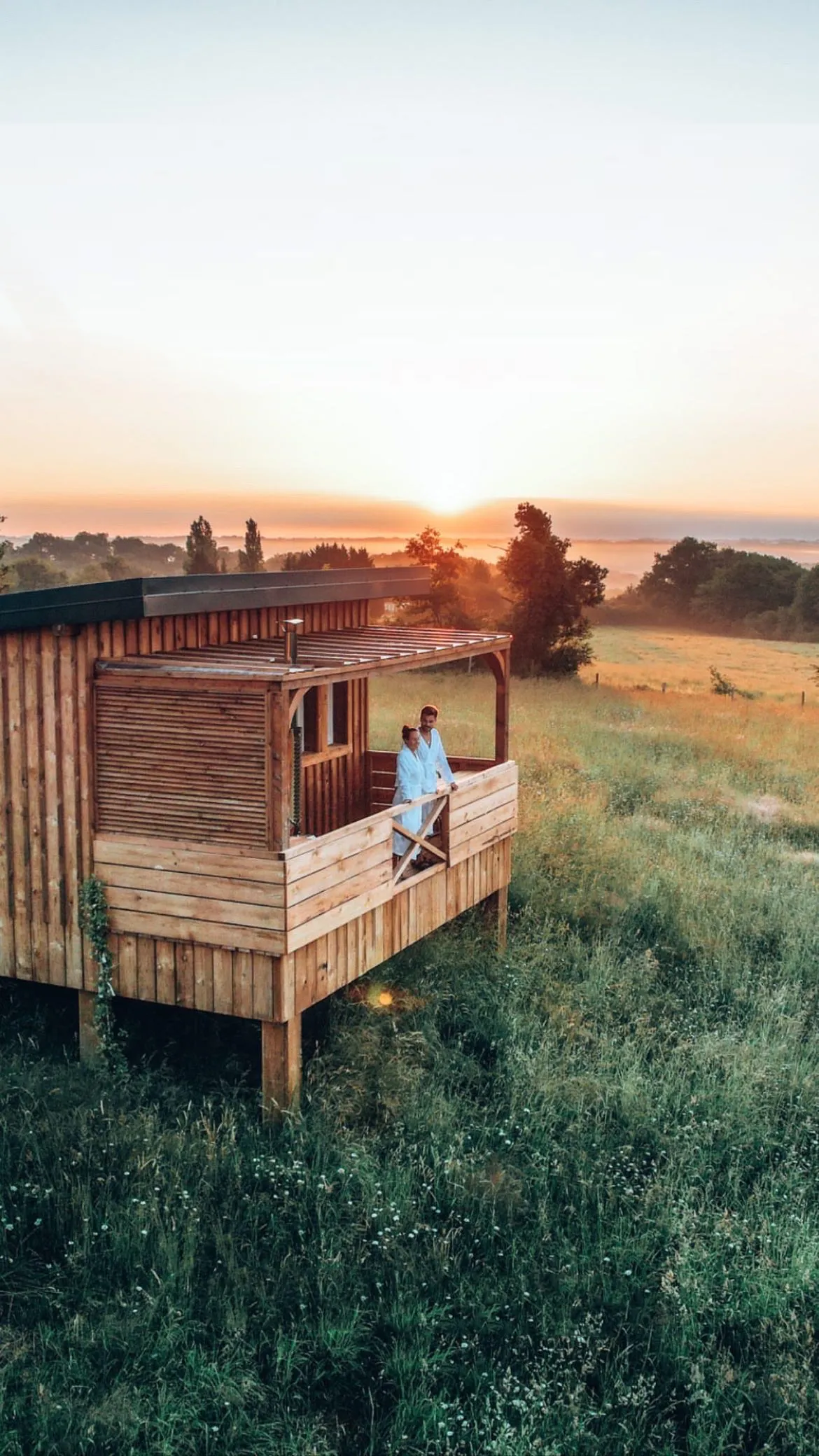 K-hute 4, cabane au sol à Castaignos-Souslens