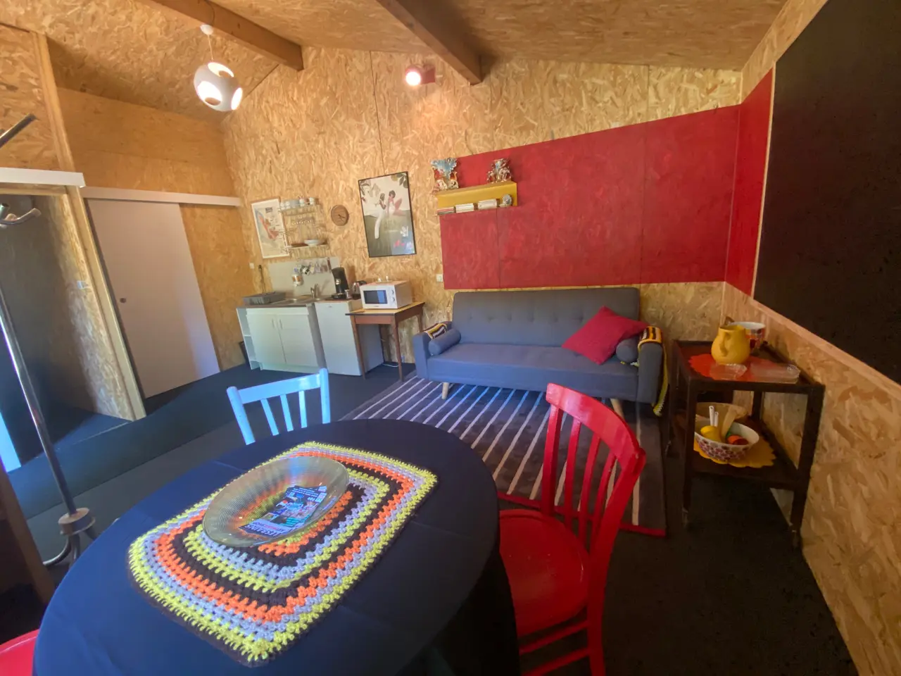 La cabane des Bains, cabane au sol à Marciac
