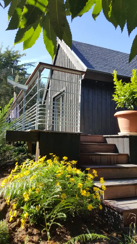 La cabane du bout du bout, cabane au sol à Moëlan-sur-Mer