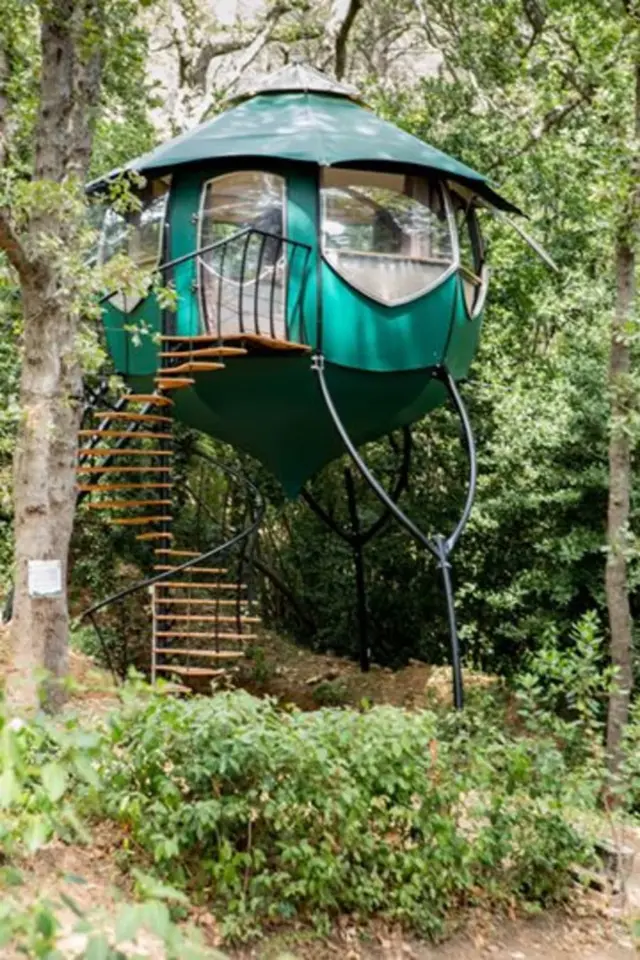 La Campalune, cabane sur pilotis à Carnoules