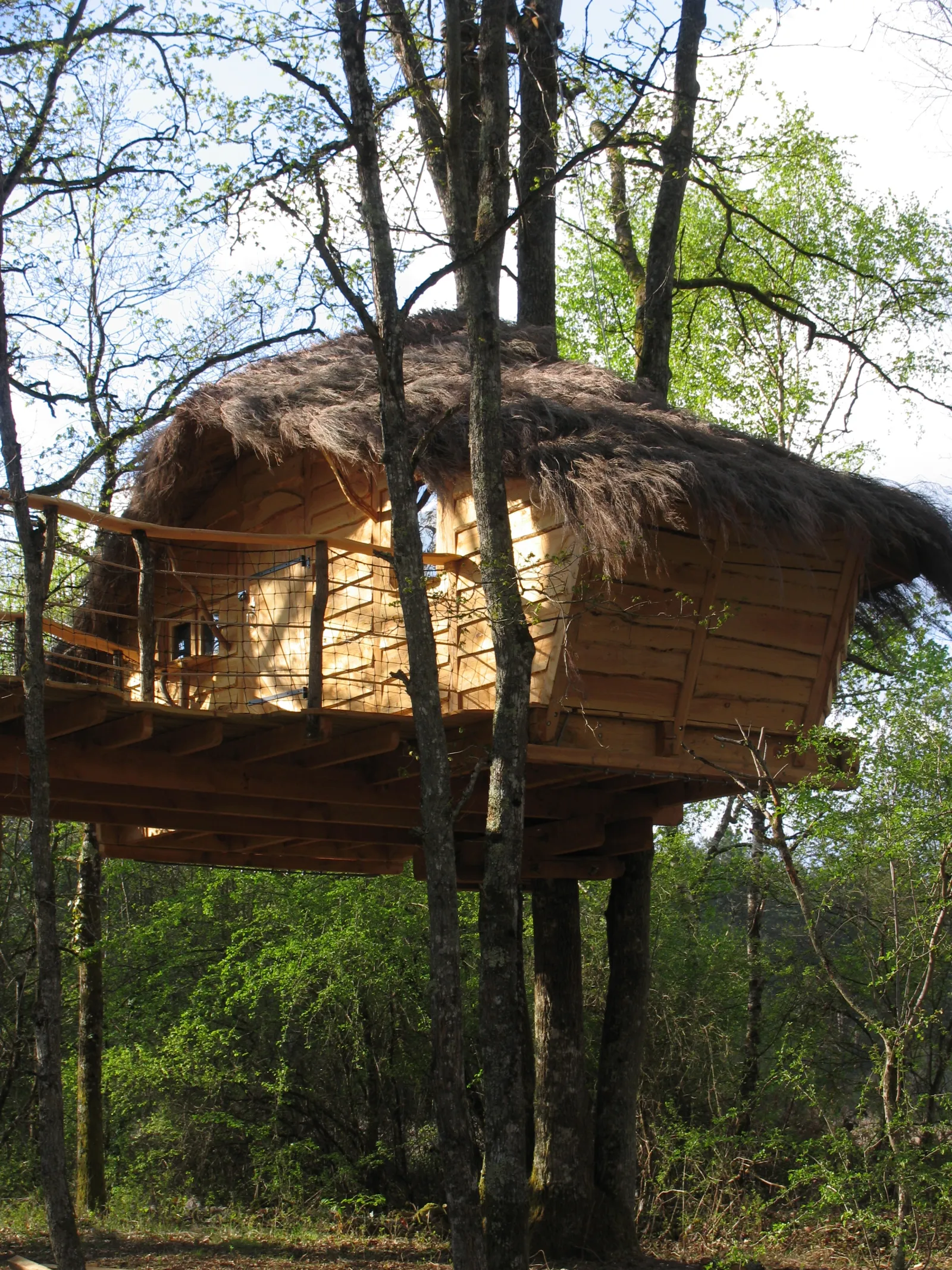 La Chamberloute, cabane dans les arbres à Vouzon