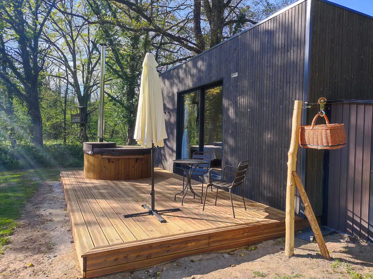 La Démaillère Évasion, cabane au sol à Lailly-en-Val
