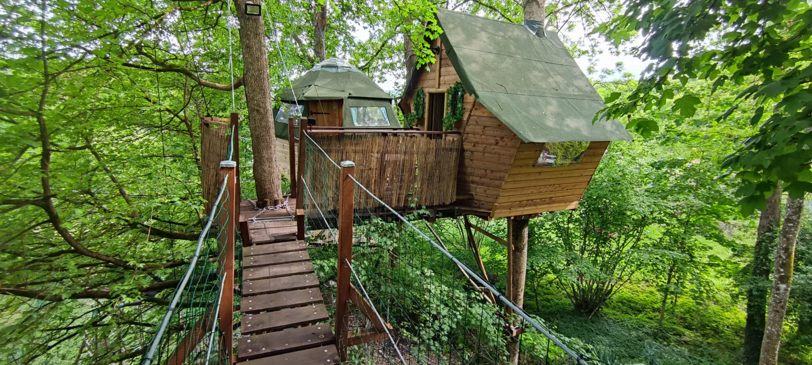 Le Nid des Farfadets, cabane dans les arbres à Chamigny