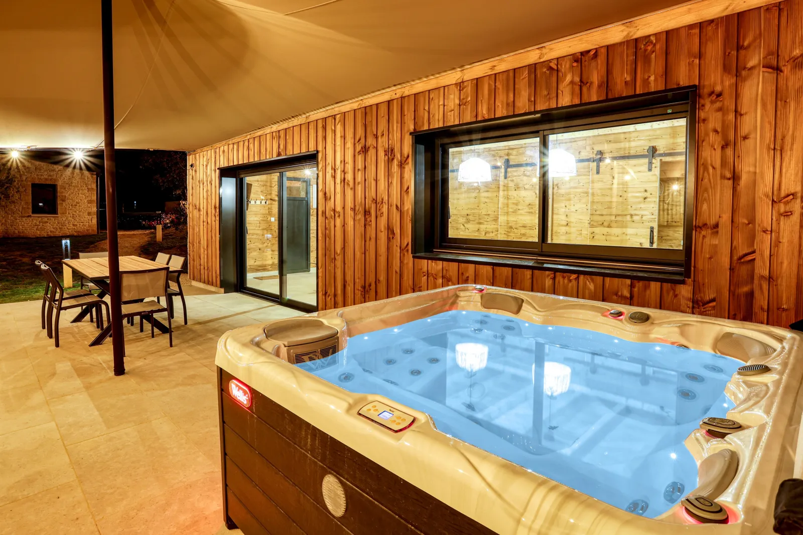 Lodge des Acacias, cabane au sol à Sarlat-la-Canéda