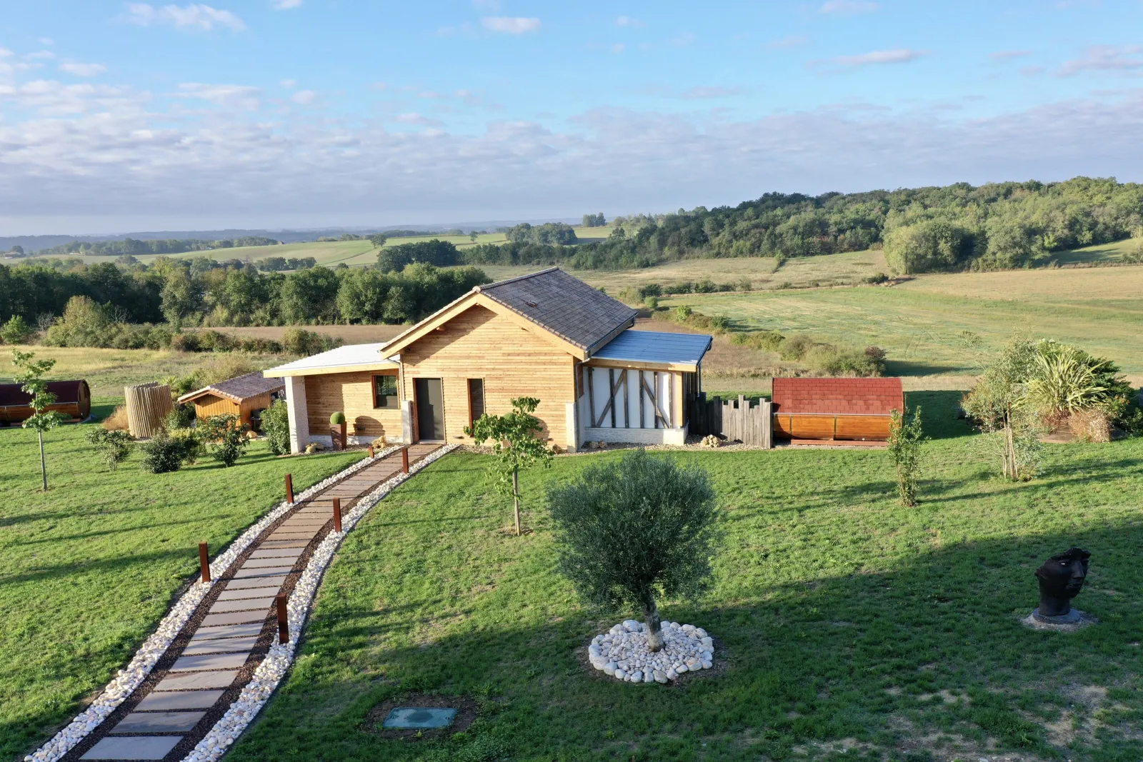 Lodge L'Orée du Bois, cabane au sol à Eymet
