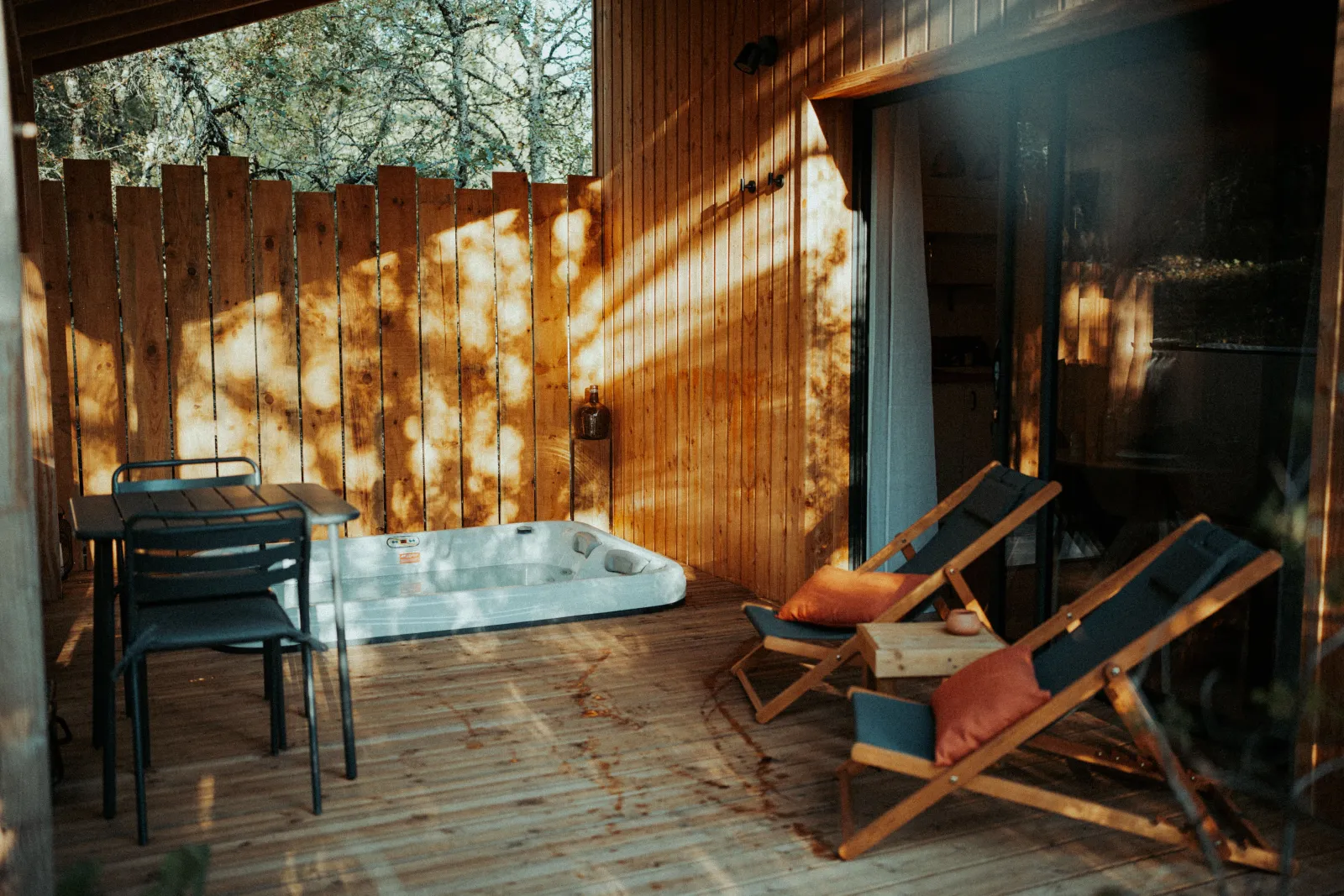 Lodge Le Terra, cabane au sol à Mercuès