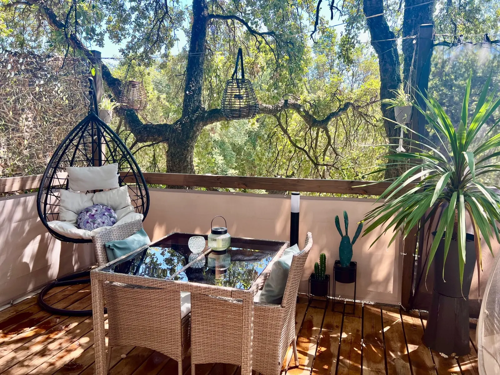 Lodge romantique sous les chênes à Les Adrets-de-l'Estérel, photo 3